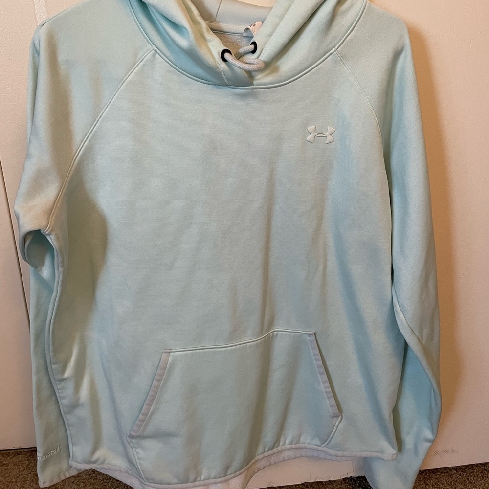 Light blue large under armour sweatshirt